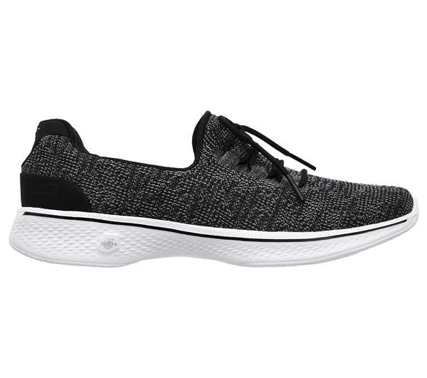 Skechers Women GOwalk 4 - Euphoric Black/White