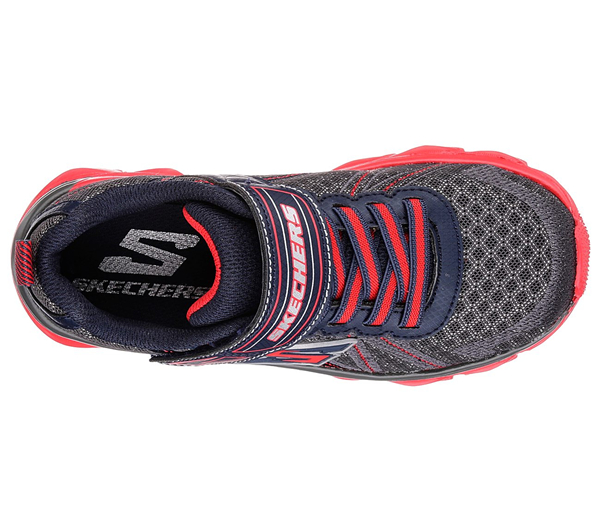 Skechers Boys Advance Charcoal/Red