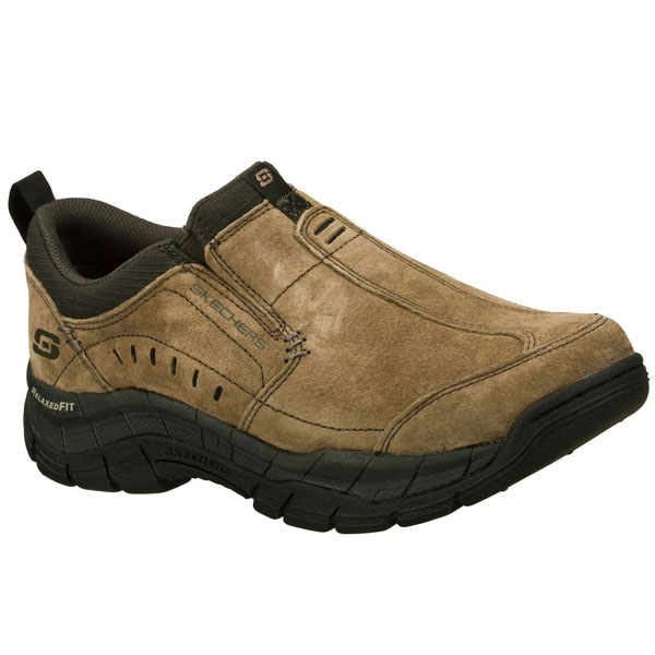 Skechers Men Extra Wide Fit (4E) Shoes - Rig - Mountain Top Brown