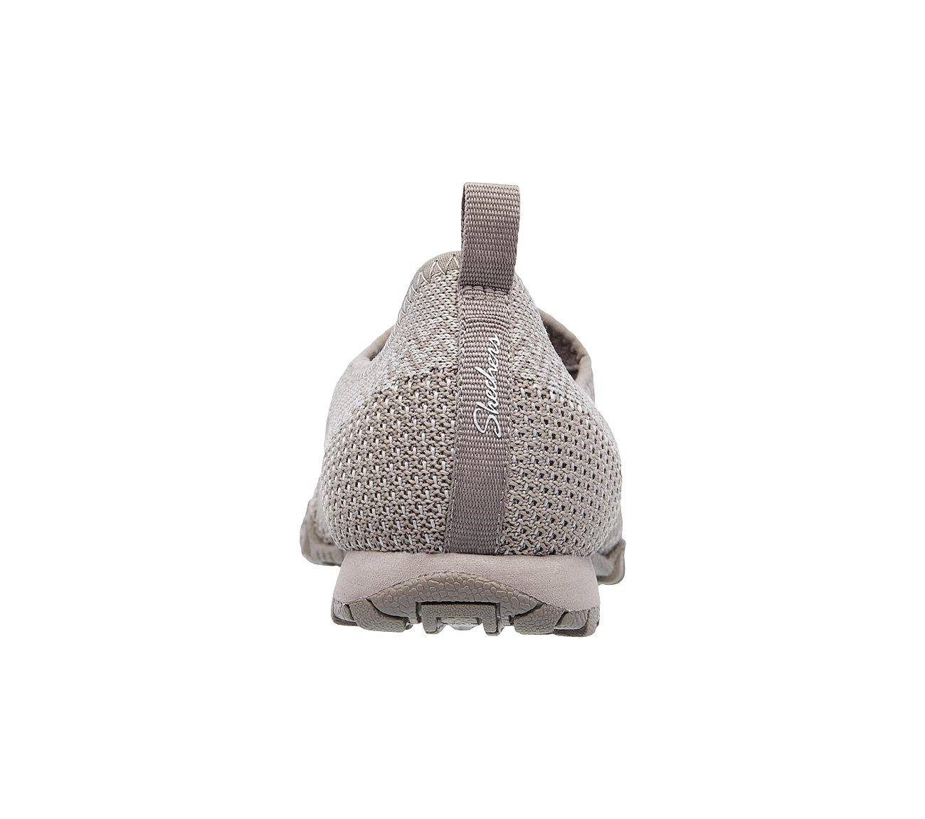 Skechers Women Relaxed Fit: Bikers - Get With Knit Taupe