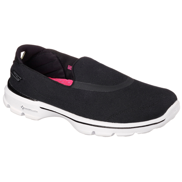 Skechers Women GOwalk 3 - Spring Lite Black/White
