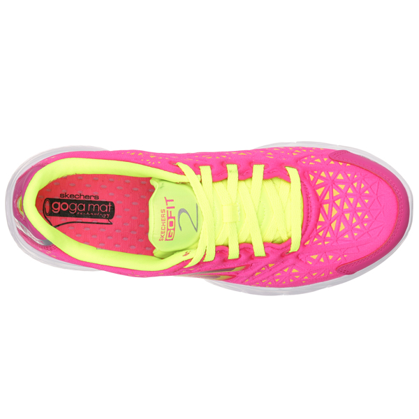 Skechers Women Gofit - Presto Pink/Lime