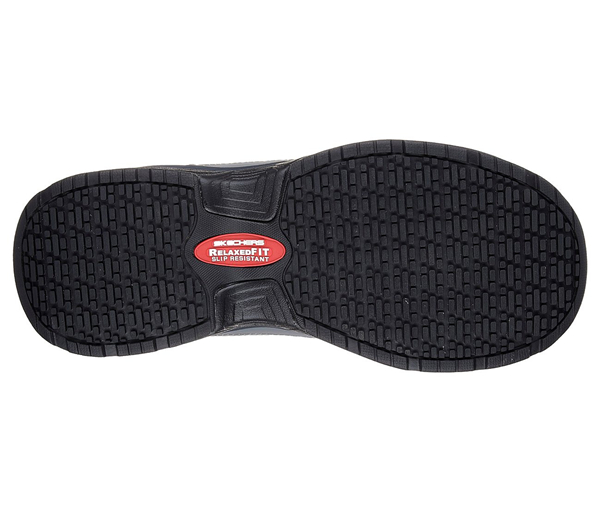 Skechers Men Work: Relaxed Fit Conroe - Searcy ESD Gray/Black