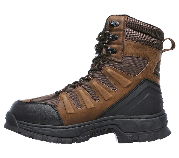 Skechers Men Work: Vinten - Lanham Comp Toe Metatarsal Guard Brown