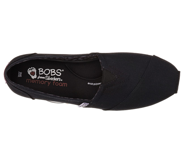 Skechers Women Bobs Plush - Peace and Love Black