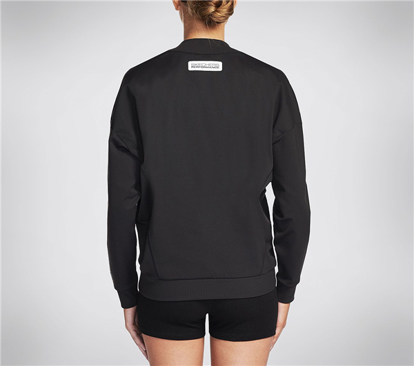 Skechers Women Canyon V-Neck Sweat Shirt Black