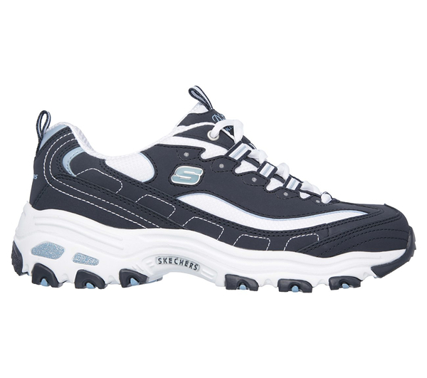 Skechers Women D'Lites - Biggest Fan Navy/White