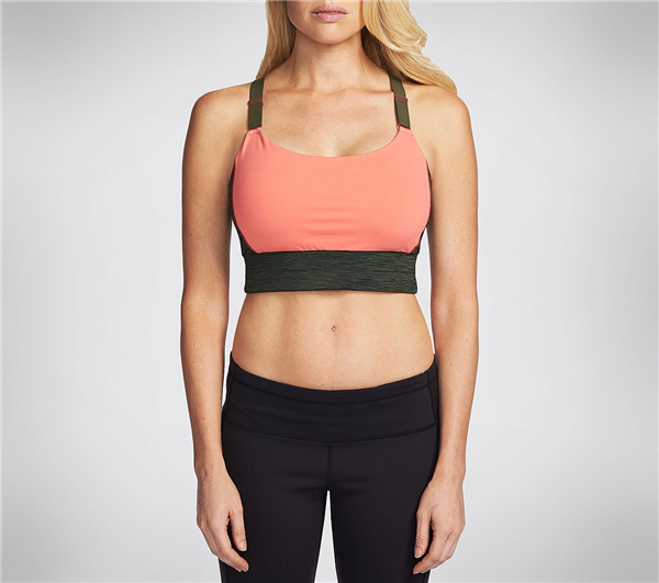 Skechers Women In View Bra Top Pink