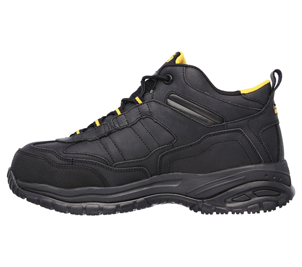 Skechers Men Work: Relaxed Fit Soft Stride - Gilbe Comp Toe Black