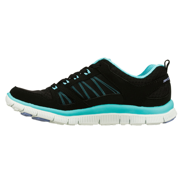 Skechers Women Flex Appeal - Adaptable Black/Turquoise