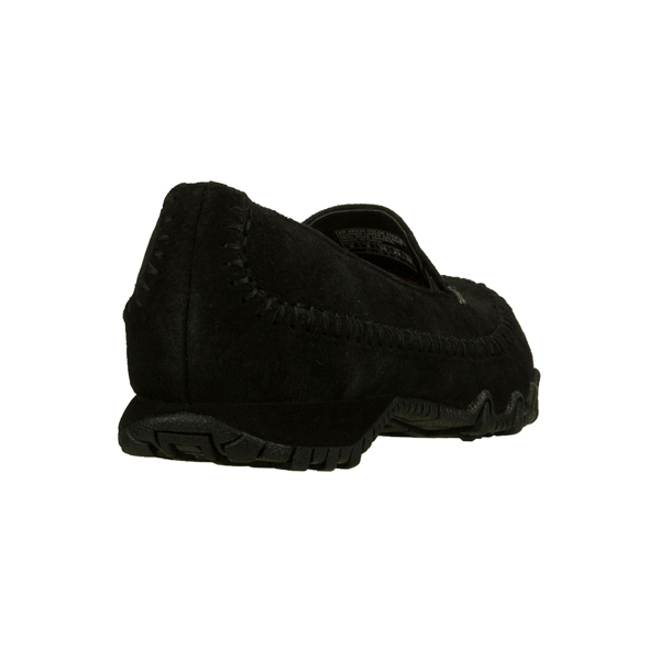 Skechers Women Relaxed Fit: Bikers - Pedestrian Black