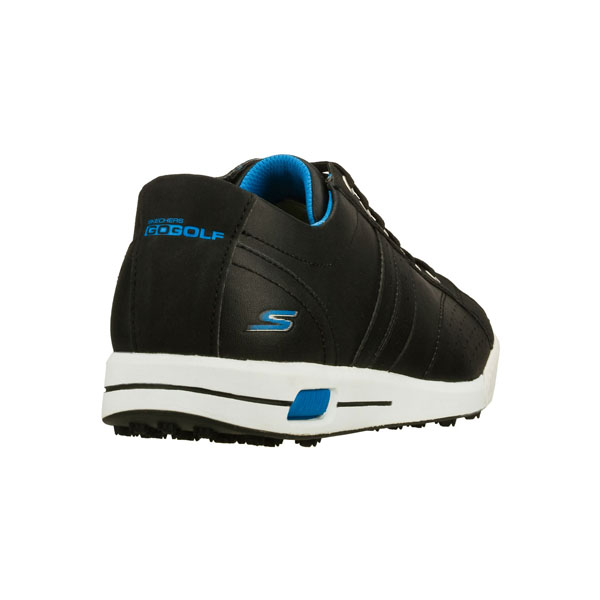 Skechers Men Extra Wide Fit (4E) Shoes - Wedge Black/Blue