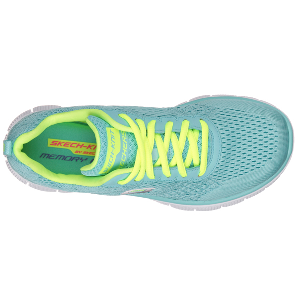 Skechers Women Flex Appeal - Obvious Choice Aqua/Lime