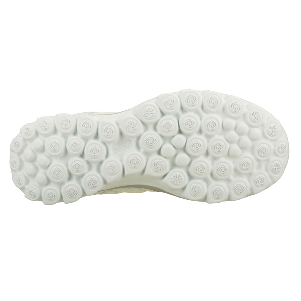 Skechers Women GOwalk 2 - Flash Furry White/Silver