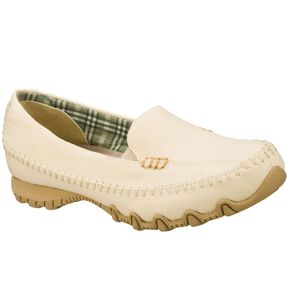 Skechers Women Relaxed Fit: Bikers - Cross Walk Natural