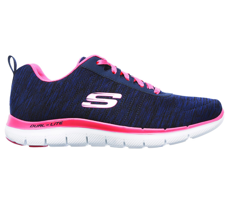Skechers Women Flex Appeal 2.0 Navy/Pink