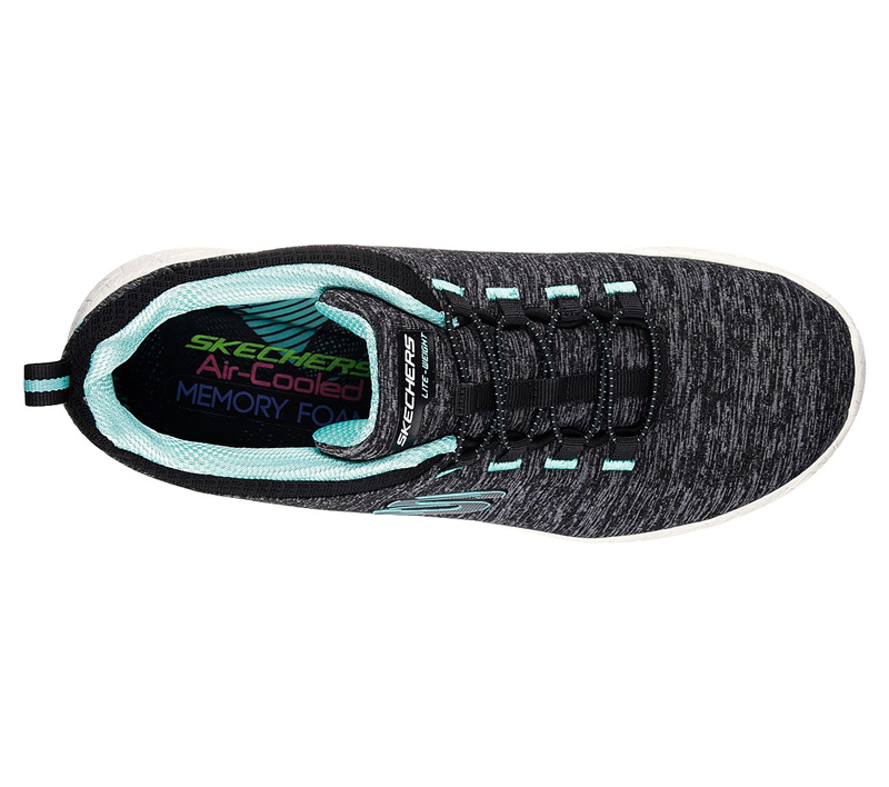 Skechers Women Burst - Equinox Black/Turquoise