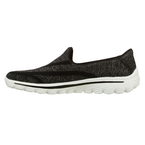 Skechers Women GOwalk 2 - Super Sock Black/White