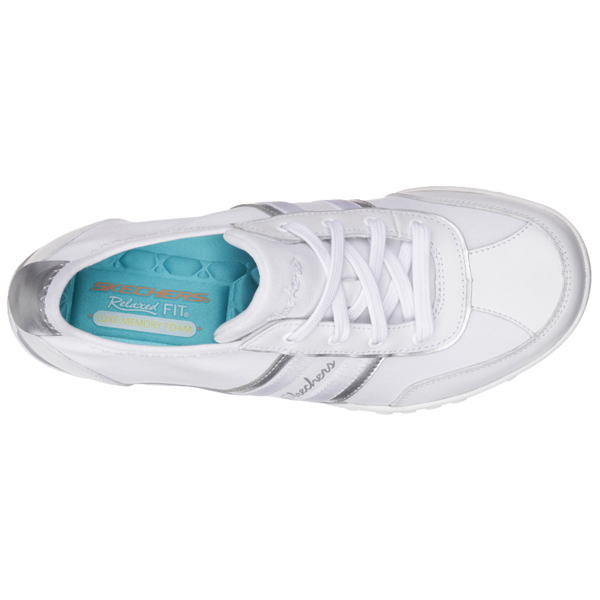 Skechers Women Relaxed Fit: Breathe Easy - Cool IT White