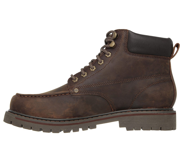 Skechers Men Boots: Bruiser Brown