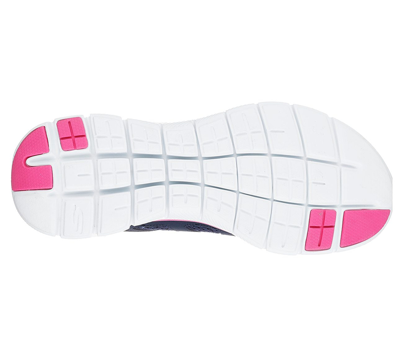 Skechers Women Flex Appeal 2.0 - Simplistic Navy/Hot Pink