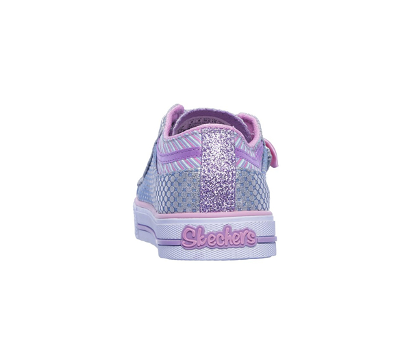 Skechers Girls Twinkle Toes: Shuffles - Dotty Divine Deon Pink