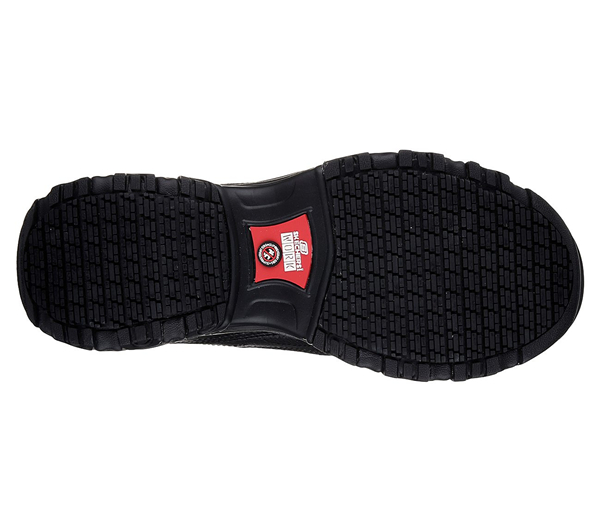 Skechers Women Work: D'Lites - Pooler Alloy Toe Black
