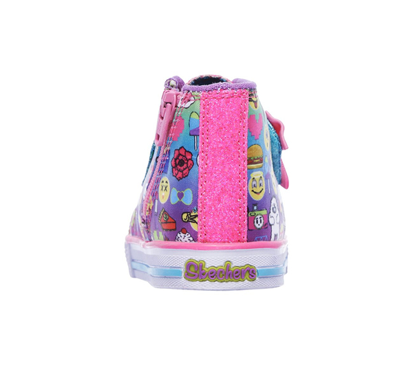Skechers Girls Twinkle Toes: Shuffles - Crawlin Days Multi