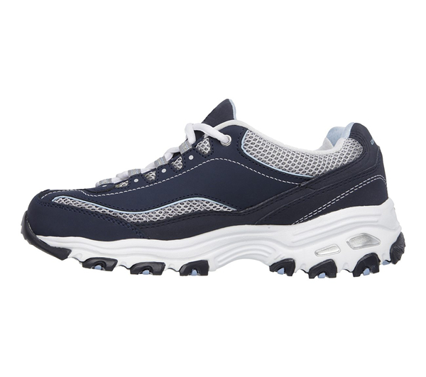 Skechers Women D'lites - Centennial Navy/White/Light Blue