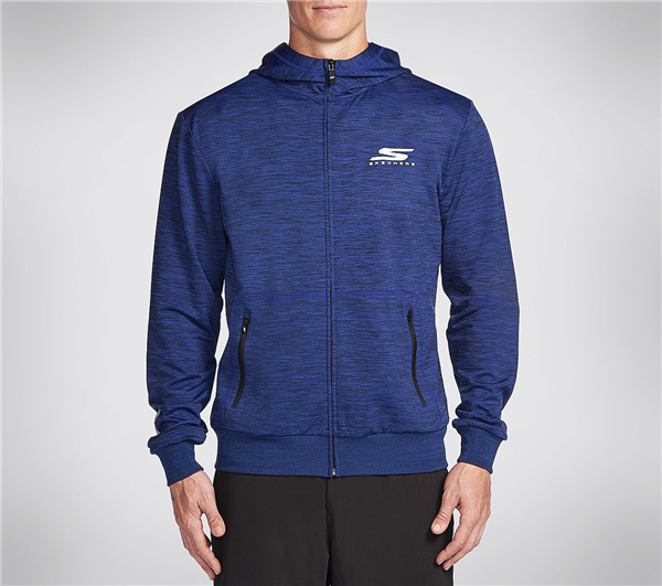Skechers Men Elevation Zip Jacket Blue