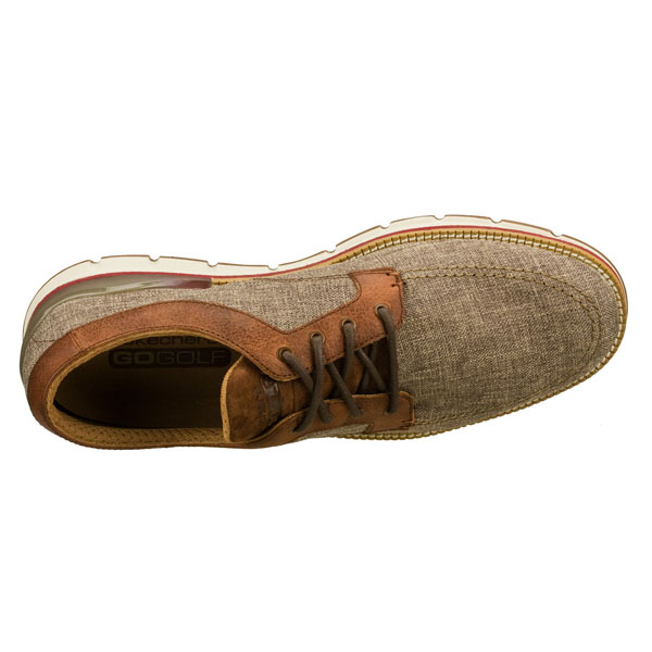 Skechers Men Extra Wide Fit (4E) Shoes - Eagle Brown/Multi