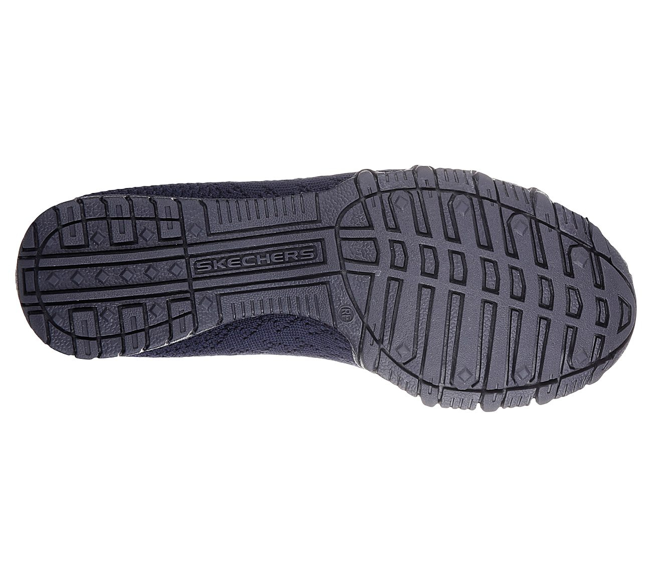 Skechers Women Relaxed Fit: Bikers - Witty Knit Navy