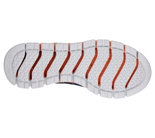 Skechers Men Skech-Flex 2.0 - Milwee Navy/Orange
