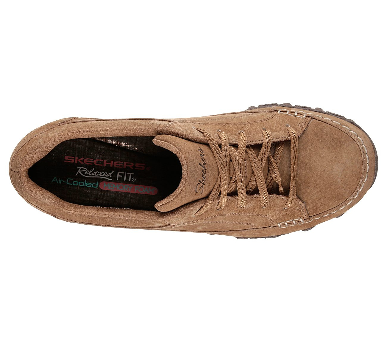 Skechers Women Relaxed Fit: Bikers - Curbed Desert Brown