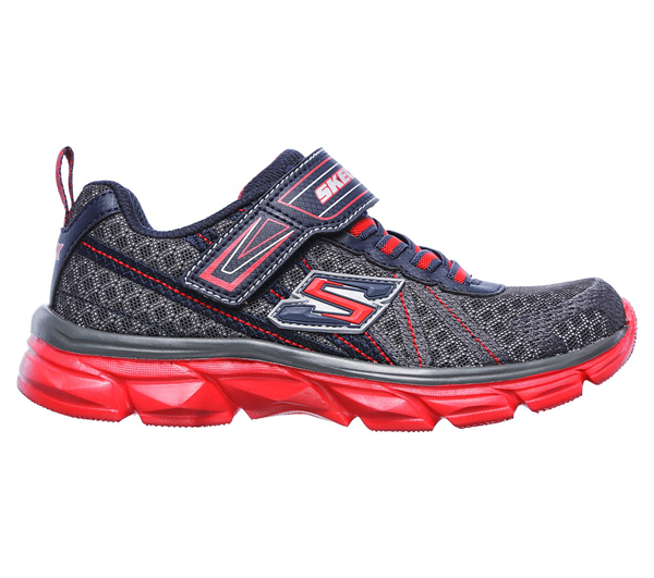 Skechers Boys Advance Charcoal/Red