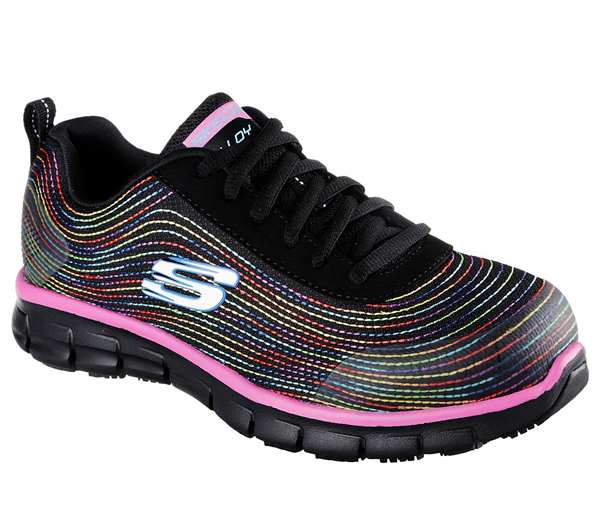 Skechers Women Work: Synergy - Wingor Alloy Toe Black/Multi