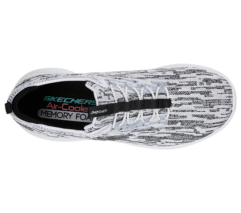 Skechers Women Ultra Flex - Bright Horizon White/Black