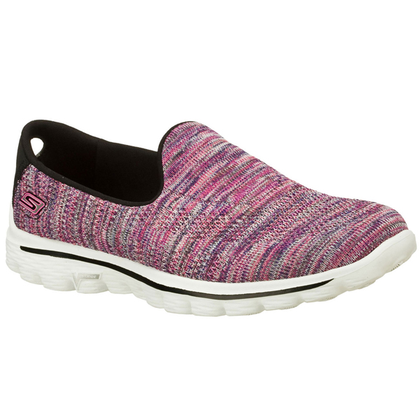 Skechers Women GOwalk 2 - Hypo Black/Multi