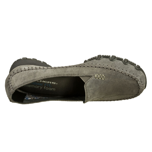 Skechers Women Relaxed Fit: Bikers - Pedestrian Charcoal