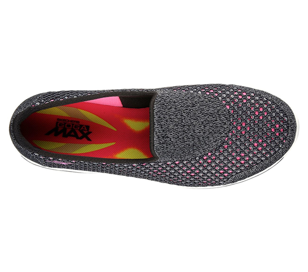 Skechers Women GOwalk 4 - Kindle Black/Hot Pink