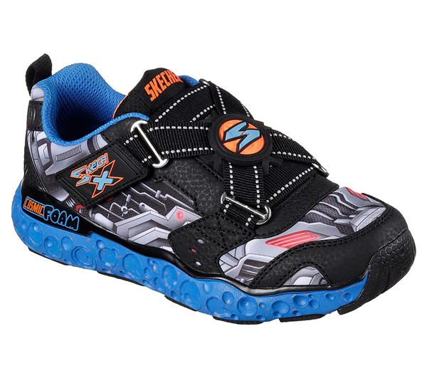 Skechers Boys Skech-X: Cosmic Foam - Portal-X Black/Orange