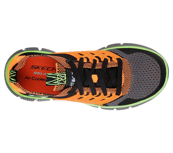 Skechers Boys Equalizer 2.0 Black/Orange