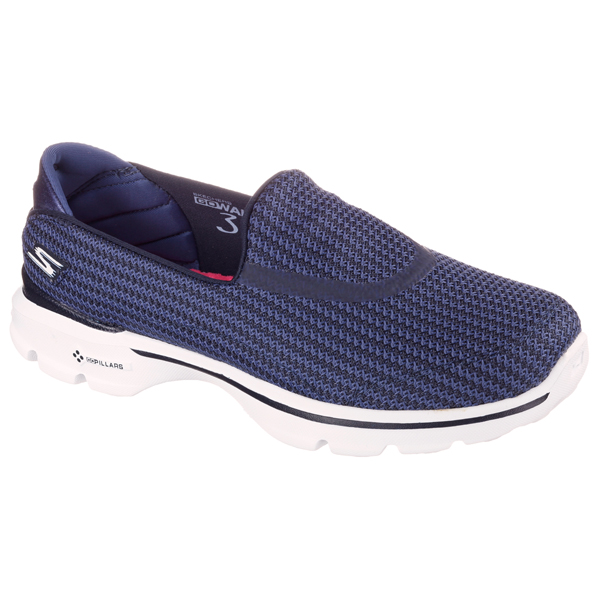 Skechers Women GOwalk 3 Navy/Light Blue