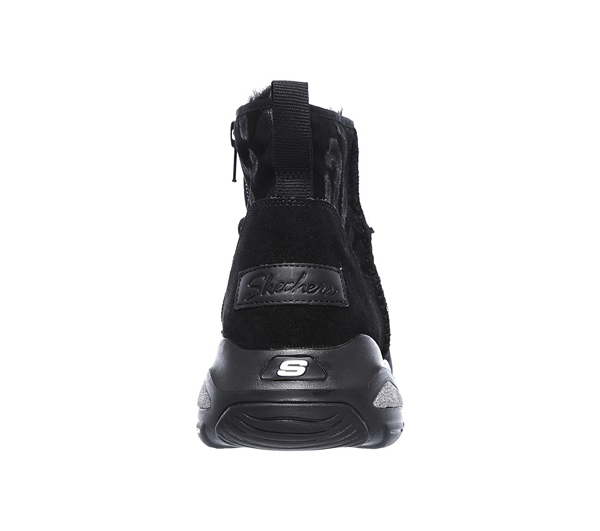 Skechers Women D'Lites Ultra - Leopard Black