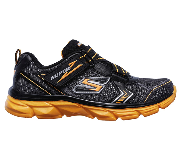 Skechers Boys Advance II Charcoal/Orange