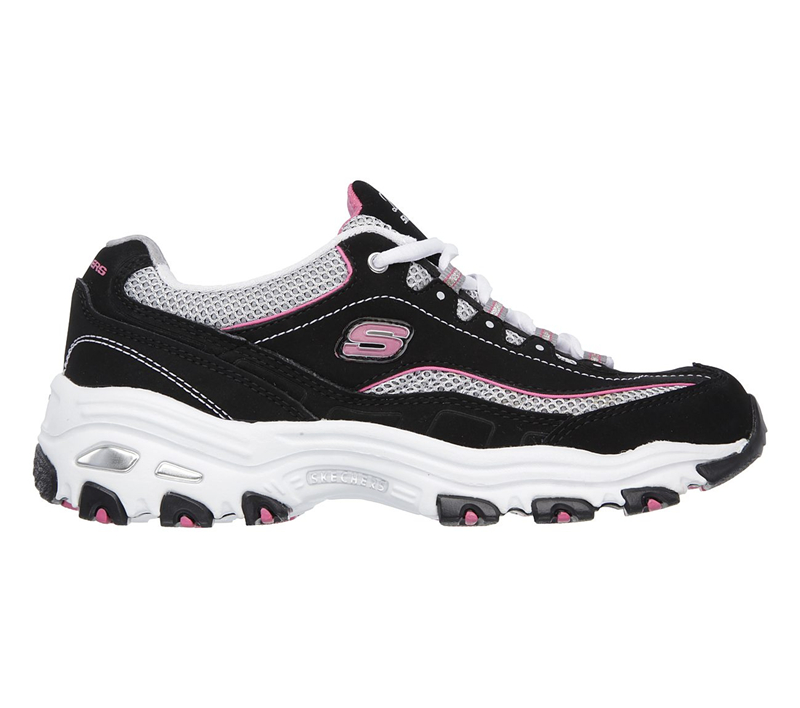 Skechers Women D'lites - Centennial Black/Pink