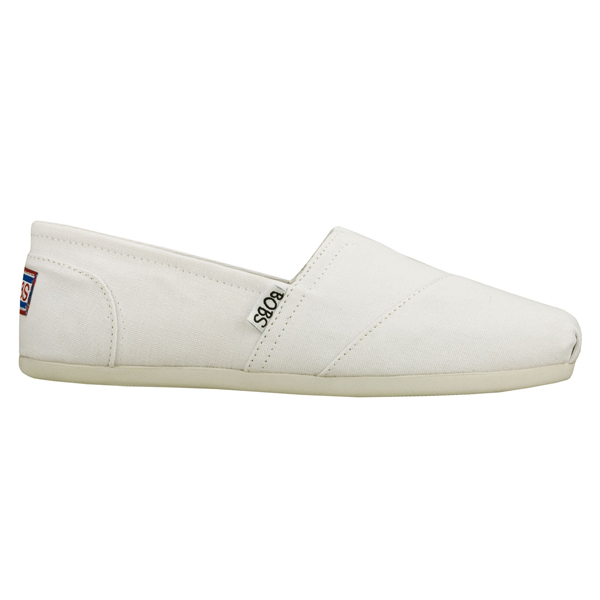 Skechers Women Bobs Plush - Peace and Love White