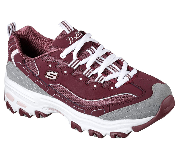 Skechers Women D'Lites - New Journey Burgundy