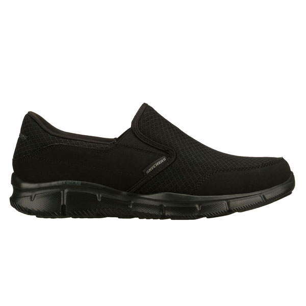 Skechers Men Wide Fit (2E) Shoes - Persistent Black