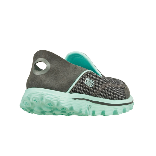 Skechers Women GOwalk 2 - Convertible Charcoal/Aqua